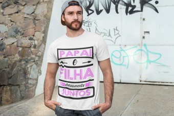 Camiseta Papai e Filha Filho Eternamente Juntos