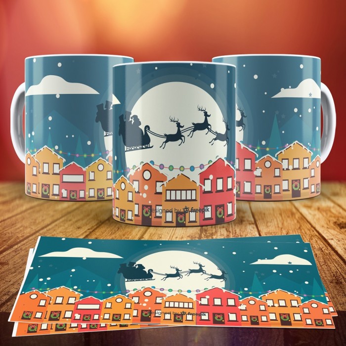 Caneca Natal Color Imagens