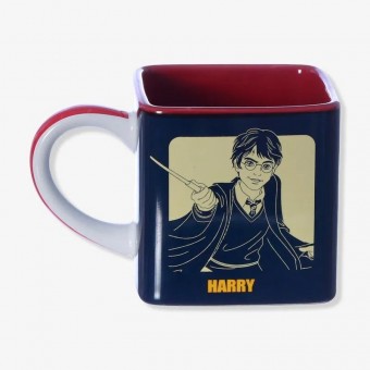 Caneca Cubo Harry, Ron e Hermione Harry Potter 300 ml