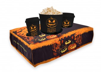  Almofada porta pipoca Personalizada - Halloween - Dia das Bruxas - 