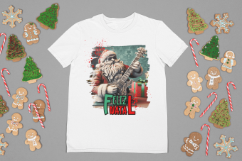 Camiseta Natal Noel do Rock 1