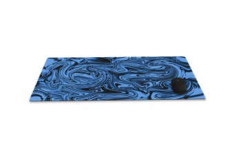 Mousepad Gamer Personalizado Costurado 70x30 - Efeitos Azul