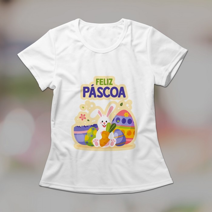 Camiseta Infantil Personalizada Pascoa Frase, Foto, Personagem