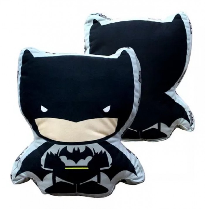 Almofada 3d Batman Aveludada Antialérgica Oficial Dc Comics