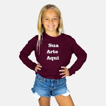 Camiseta com proteção solar FPS 50+ infantil menina 