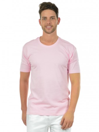 Camiseta ou baby look Rosa Chiclete 100% algodão