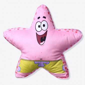 Almofada Formato 3d Patrick Estrela - Bob Esponja Aveludada