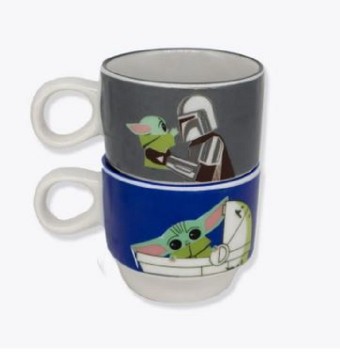 Kit Xícaras Empilháveis c/ 2 Peças Star Wars The Mandalorian