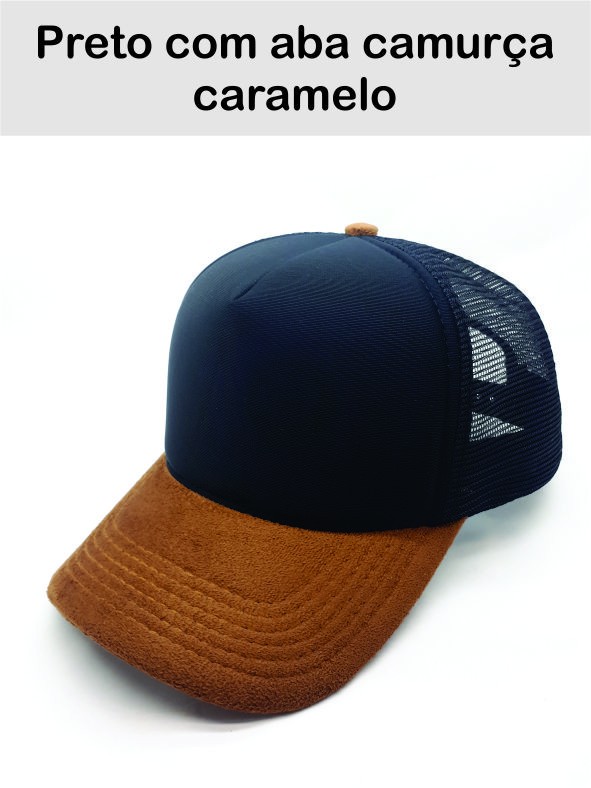 Preto e camurça bege