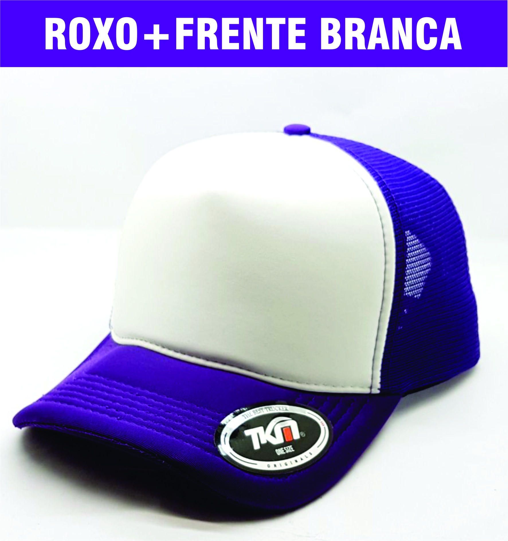 Roxo e branco