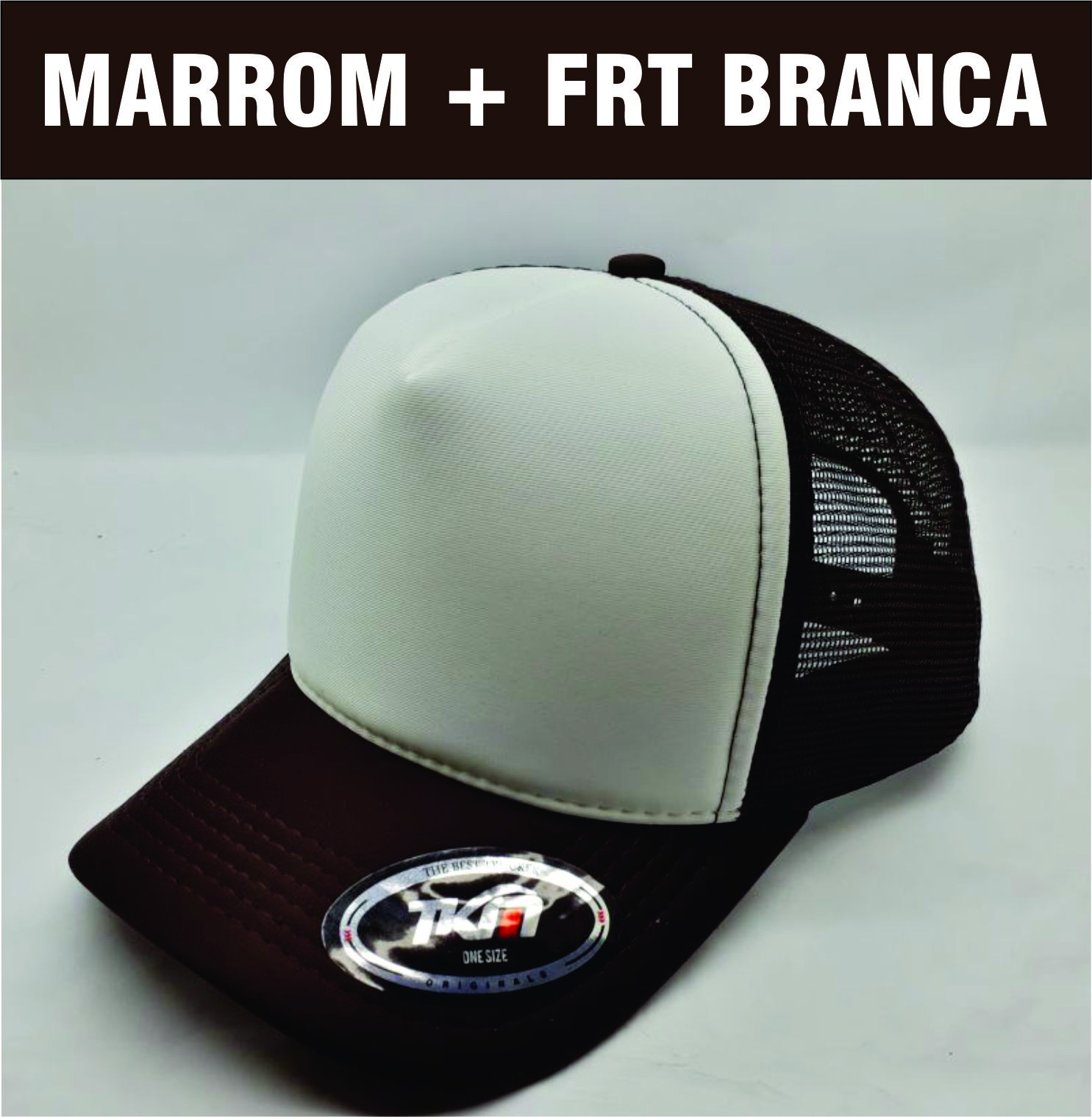 Marrom e branco 