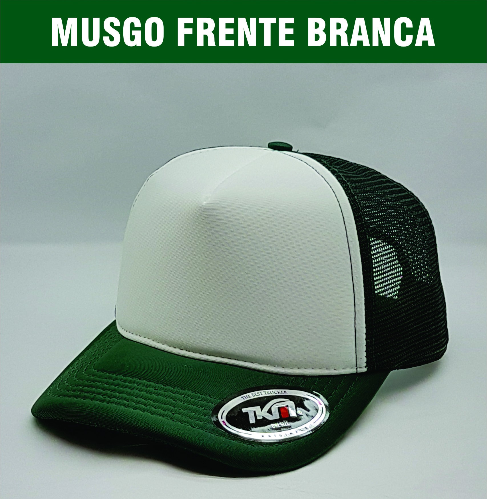 Verde musgo e branco 