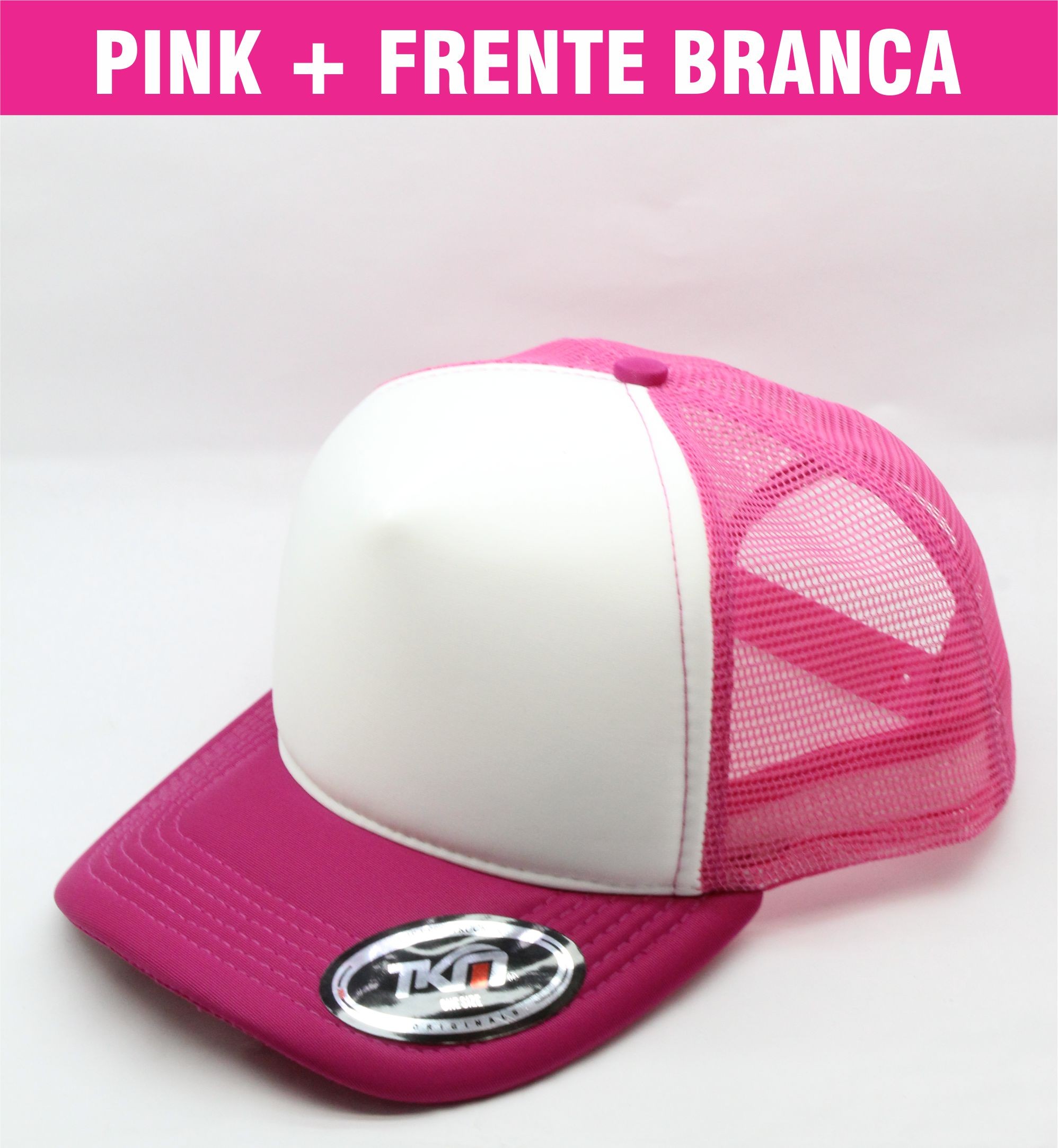 Rosa pink e branco 
