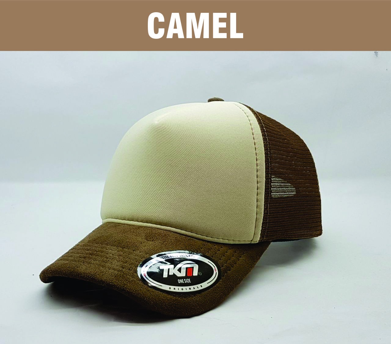 Camel marrom e bege