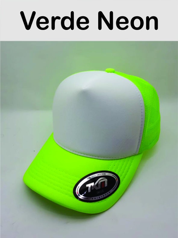 Verde neon e branco