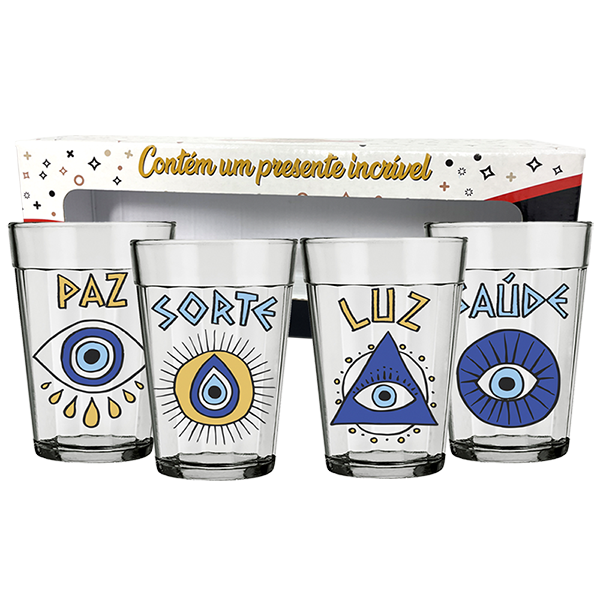 KIT C/ 4 COPOS AMERICANOS TEMÁTICOS: ESTILO, ENERGIA E PROPÓSITO NO SEU ...